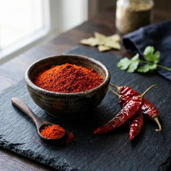 Spices and fresh organic ingredients packaged for next day home delivery